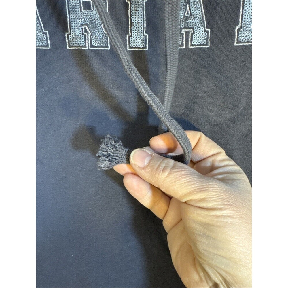 Ariat REAL Sweatshirt Womens M Charcoal Grey Cowl Neck Fleece Pullover‎ - Picture 4 of 8